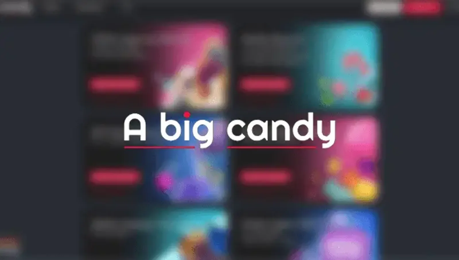 Hero a big candy casino banner